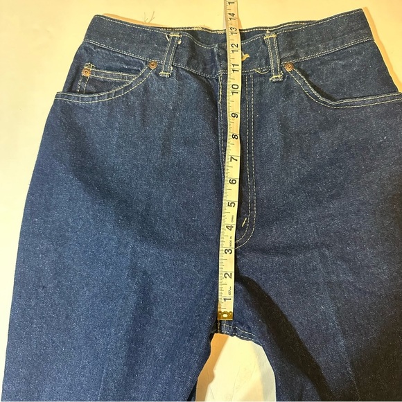 Vtg 80s Chic Jeans Sz 10 Blue Denim Mom Hi Rise Tapered Leg Made In USA - Picture 8 of 9